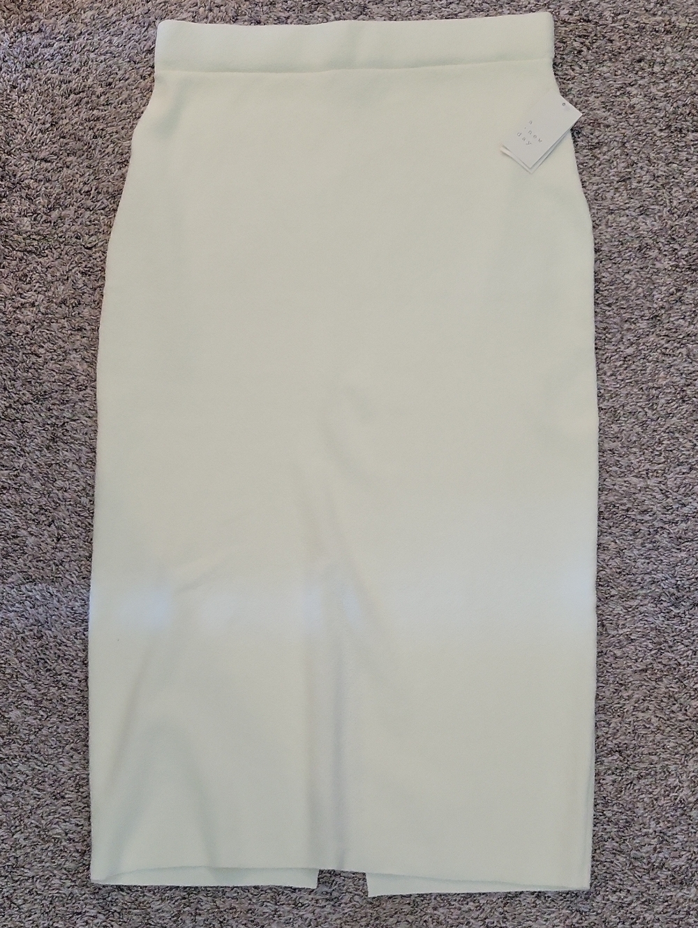 a new day Cream Pencil Skirt